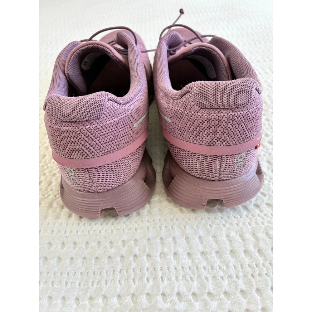 On Running Women's Cloud 5 Sneakers Fig/Quartz US 10 EU 42 Walking Active - Picture 6 of 16